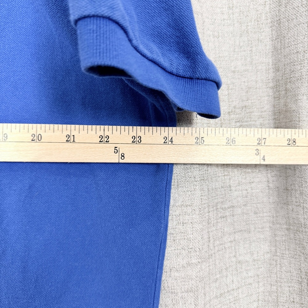 Polo Ralph Lauren Polo Shirt Mens XL Blue Pique Preppy Classic Pony Heritage - Picture 5 of 7
